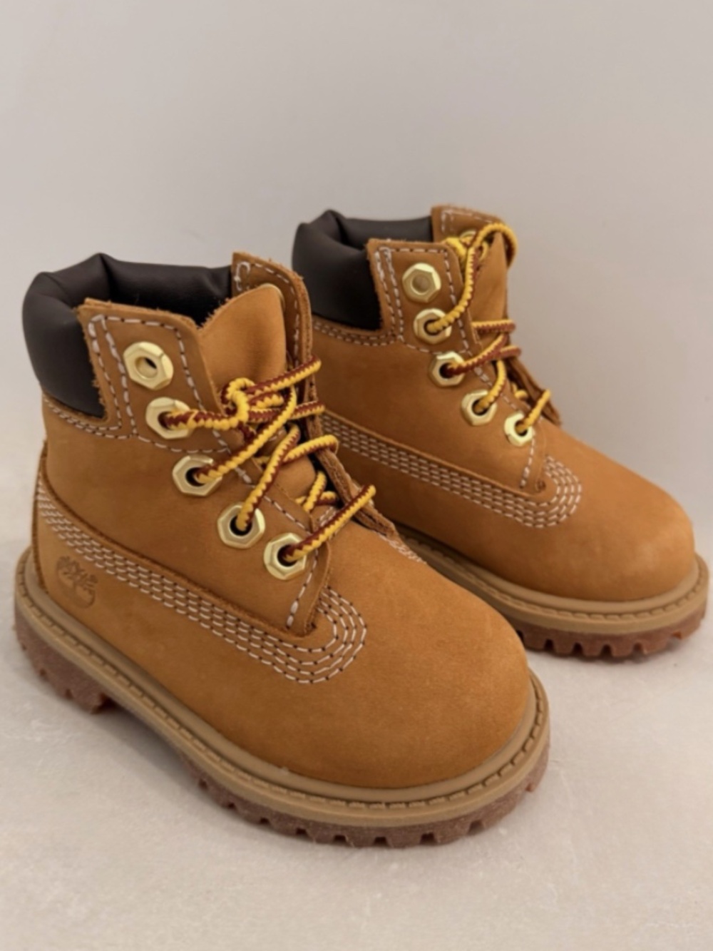 Timberland Toddler Premium Boots Wheat Nubuck Infant Size 4